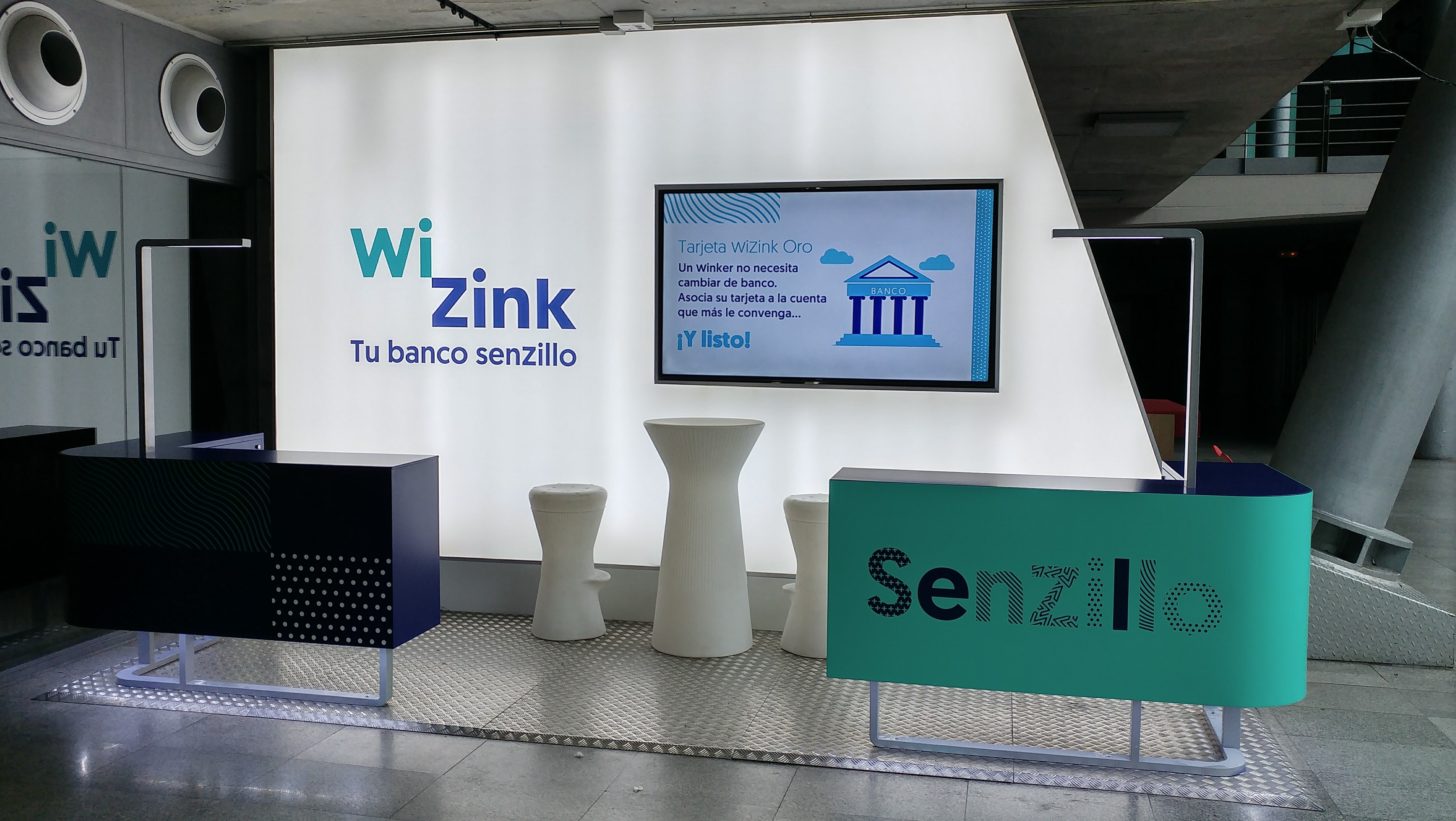 Exhibición, diseño y montaje de stand WiZink